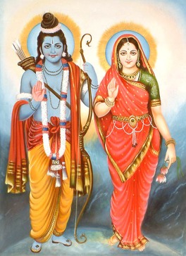 Indian version of Rama and Sita